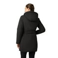 thumbnail image 3 of Free Country Women's Cirrus Quilted Long Puffer Jacket Black L, 3 of 3