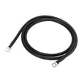 thumbnail image 1 of Unique Bargains 1 Pc Cable Inversor de Batería Cable de Batería 3/8" 5/16" Lug 1/0 AWG Gauge 6.5FT Negro Cobre Estañado, 1 of 1