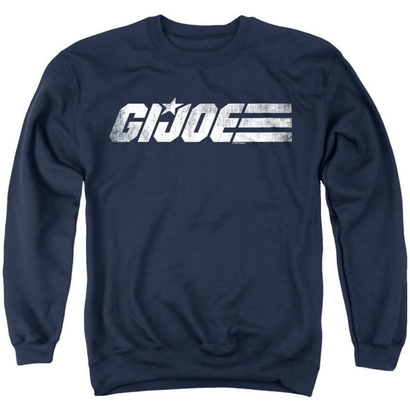 G.I. Joe Mono Logo Unisex Adult Crewneck Sweatshirt, Navy, 5X-Large