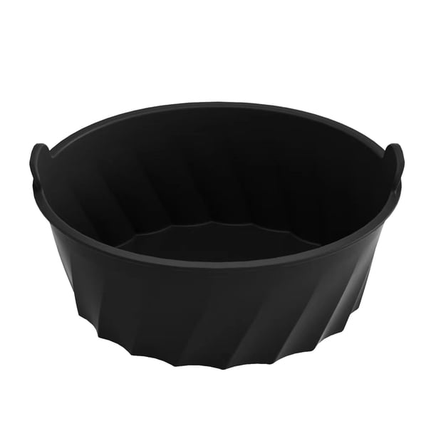 Revestimiento De Olla De Cocción Lenta Revestimiento de silicona para olla de cocción lenta, divisor de cocina, olla de cocción lenta, olla para sopa (negro) Likrtyny Libre de BPA
