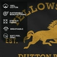 thumbnail image 4 of Men's Yellowstone Dutton Ranch Horse Logo  Graphic T-Shirt, 4 of 10