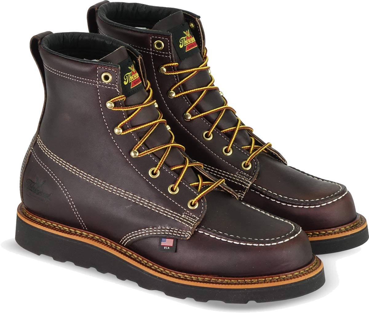 thorogood moc toe black walnut