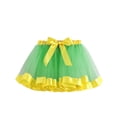 thumbnail image 2 of EnJoCho Tulle Tutu Skirt for Girls Fairy Princess Min𝗂 Skirts Kids Bowknot Elastic Waist Ruffle Mesh Tutus Toddler Par𝗍y Clothes, 2 of 4
