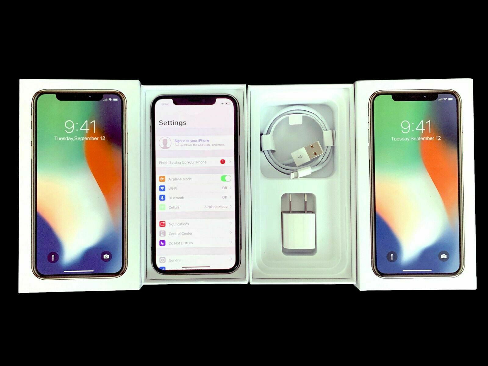 New In Box Apple iPhone X (CDMA + GSM) Factory Unlocked