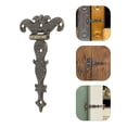 thumbnail image 1 of HEALEEP 2 Pcs Kitchen Cabinet Hinges Zinc Alloy Black Easy Installation For Homeowners, 1 of 8
