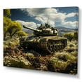 thumbnail image 2 of Designart "Camouflaged Vanguard With Military Tanks I" Military Wall Art Living Room, 2 of 7