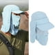 thumbnail image 4 of M Buder Sombrero de Protección Solar UPF 50+ con Ala Ancha para Pesca, Senderismo, Viajes y Ciclismo, Gorro Resistente a Rayos UV, Cómodo y Ajustable (25.4 cm / 10 inches), Color Azul, Unitalla, 4 of 9