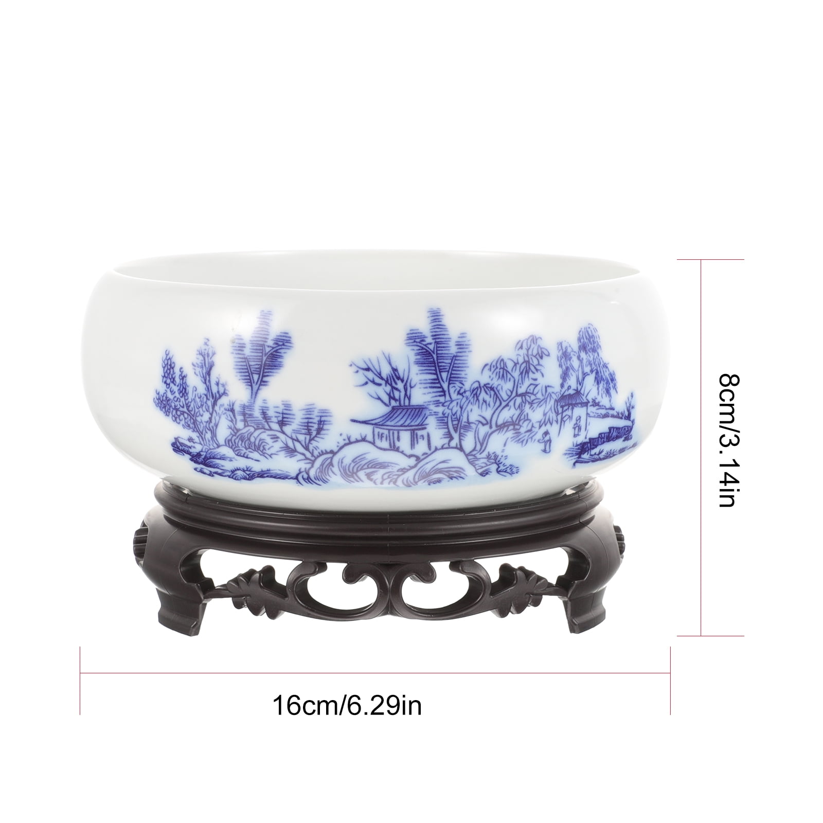 1 Set Decorative Succulent Pot Portable Ceramics Plant Pot Bonsai Succulent Planter Gardening Supply