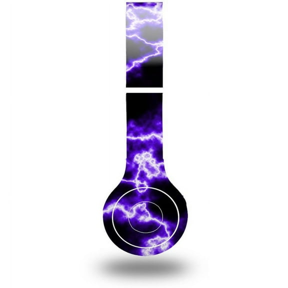 Skin Decal Wrap compatible with Original Beats Solo HD Electrify Purple (HEADPHONES NOT INCLUDED)