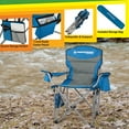 thumbnail image 6 of Wakeman Outdoors Oversized Camping Chair - Heavy Duty Folding Chair, Blue, 6 of 10