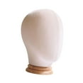 thumbnail image 4 of Soporte de postizo para exhibición de peluca Yuyangstore Cabeza de peluca maniquí de exhibición de estilismo beige, 4 of 8
