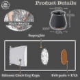 thumbnail image 2 of Silicone Chair Leg Protectors With Felt For Hardwood Floors 24 Pcs--, 2 of 5