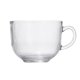 thumbnail image 5 of Tazas de Café con Asa, Vasos de Vidrio con Tapas de Bambú y Cucharas de Flor de , Vasos Transparentes para Té, Cereales, Yogur, 5 of 5