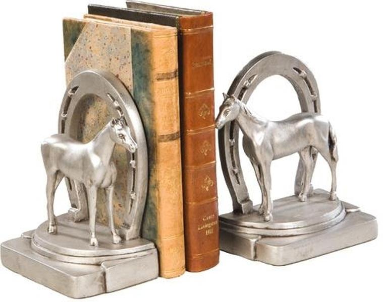 Bookends Bookend Horseshoe Horse Cast Resin New HandCast HandPainted