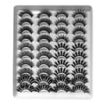 thumbnail image 1 of 20 pares de pestañas postizas 3D pestañas postizas para maquillaje de ojos Labymos  Natural, 1 of 5