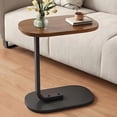 thumbnail image 4 of Multifunctional C-Shaped Side Table, Height Adjustable Rolling Table, Sturdy Metal Frame, Space Saving Compact Coffee Table for Living Room Bedroom, 4 of 9