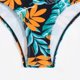 thumbnail image 3 of Traje de Baño de Bikini de Mujer Tiras Impresas V Cuello Sexy Dividido Tres Piezas, Traje de Baño de Poliéster para la Piscina, la Playa Y las Vacaciones de Verano, 3 of 8