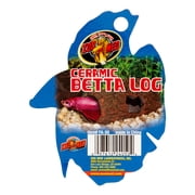 Zoo Med Betta Ceramic Log Betta Fish Hideout