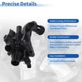 thumbnail image 4 of Termostato de Refrigerante del Motor Unique Bargains para Citroën C4 Coupe LA 1.6L 2008-2011 9808647080 Conjunto de Carcasa de Termostato de Refrigerante Salida de Agua Paquete de 1, 4 of 7