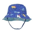 thumbnail image 3 of Tosmy Kids Sun Hat For Boys Girls Kid's Cartoon Sun Hat Wide Brim Upf 50+ Hat For Toddler Boys Girls Adjustable Bucket Hat Fashion For S, 3 of 8