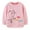 ZA-Pink, variant on Sweatshirts for Girls Girl's Cute Graphic Crew Neck Sweatshirt Girls Crewneck Sweatshirt Bow Long Sleeve Drop Shoulder Pullover Cute Tops Size for 5-6 Years,Dark Blue