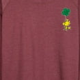 thumbnail image 3 of Peanuts - Woodstock Clover   - Women's Lightweight French Terry Long Sleeve Shirt, 3 of 6