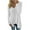 White_Christmas Gift for Womnen, variant on Fanxing V Neck Pullover Sweater for Women Plus Size Lightweight Flowy Tunic Blouses Lightweight Irregular Hem Knit Tops Black M