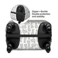 thumbnail image 2 of Hirioo Cute Rabbit for Elasticity Suitcase Cover (No luggage Included) Durable Luggage Protector Fits 18-32 Inch Luggage-Medium, 2 of 7