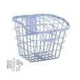 thumbnail image 2 of Colaxi Accessoires de Panier de Vélo avec Couvercle, Panier de Rangement pour Guidon avant, Panier Suspendu pour Vélo pour la Randonnée, Vélos de Route, Extérieur Blanc, 2 of 8