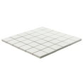 thumbnail image 3 of The Tile Life Penthouse 2" x 2" White Matte Porcelain Mosaic Floor and Wall Tile Case of 9, 3 of 5