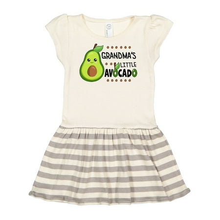

Inktastic Grandma s Little Avocado with Cute Baby Avocado Gift Toddler Girl Dress
