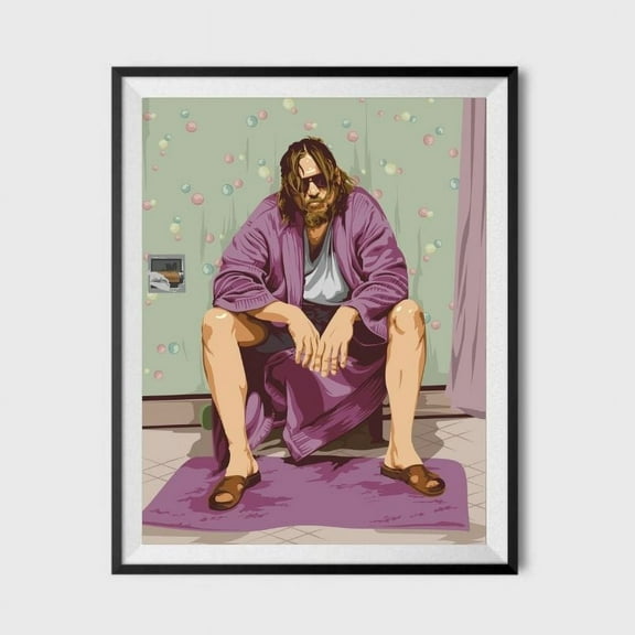 The Big Lebowski Inspired Bathroom Poster 11x17
