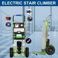 thumbnail image 5 of RXFSP 850W Foldable Aluminum Electric Stair Climber Hand Truck Dolly Cart, 880lb Capacity, Brushless Motor, 5 of 12