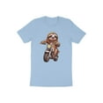 thumbnail image 5 of Funny Biker Sloth Motorcycle Bike Racer Gift Men Women Kids T-Shirt Bike Biking Sloth Animal Birthday Holiday Presents Men Women Tshirt, 5 of 10
