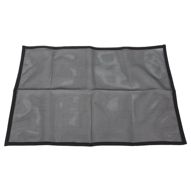 SKISUNO Replacement Fireplace Screen 1 Set Black Rust Inhibiting Enamel for Families