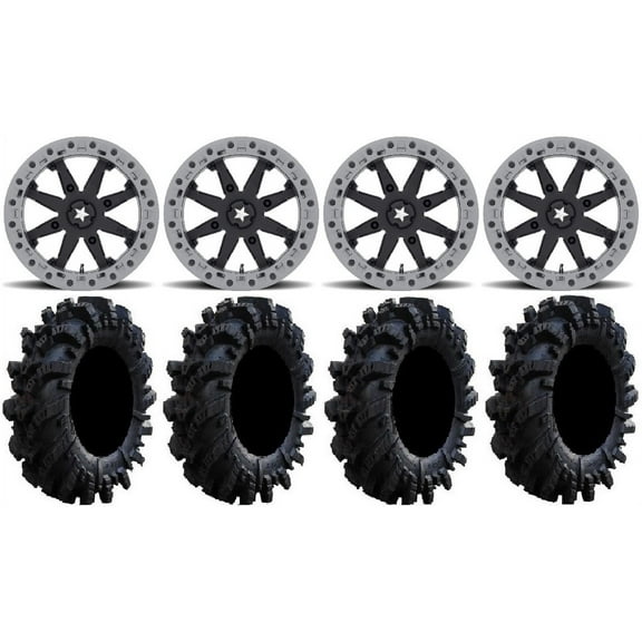 MSA Lok2 Beadlock 14" UTV Wheels 32" Intimidator Tires Polaris RZR XP 1000 / PRO XP / Ranger XP 900/1000