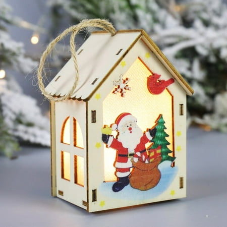 

TMOYZQ Christmas Decorations Outdoor Indoor Clearance! 2PC Christmas Decorations Night Light LED Christmas Wind Lantern Ornaments