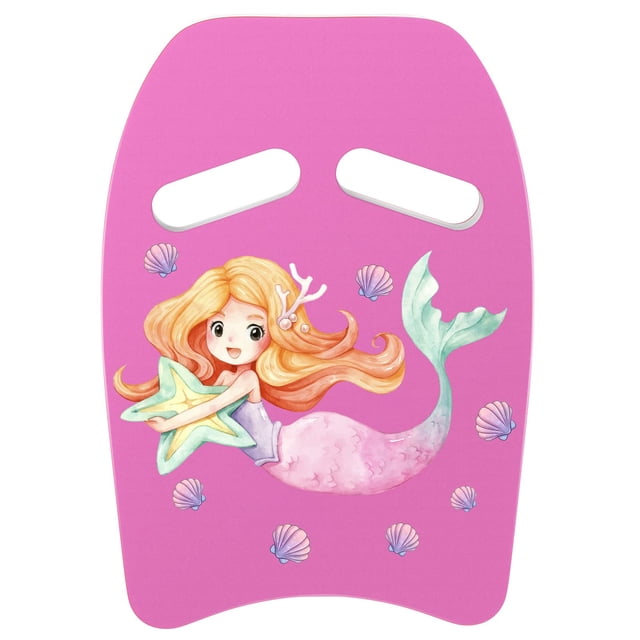 Swim Kickboard MoKo con dibujos animados de sirenas para niños, color rosa