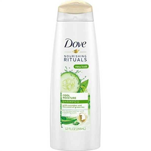 dove cool moisture shampoo, cucumber & green tea 12 oz