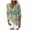 Sky Blue, variant on Ichuanyi Womens Tops, Summer Women Fashion Printed V-neck Casual Long Sleeve Blouse Tops