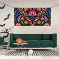 thumbnail image 2 of Salouo Colorful Floral Embroidery Mexican Pattern Holiday Banner Outside Party Decoration Banner (1PC) Festival Supplies Fit for Birthday Parties & Celebrations & Chrismas-Small, 2 of 8