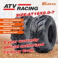 thumbnail image 4 of HALBERD 16x8x7 4PR Sport ATV UTV Tires 16x8-7 Go-Kart Tires Off-Road Tires Tubeless Set of 2, 4 of 7