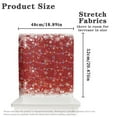 thumbnail image 6 of TSOVTHRID Washable Chair Back Covers for Dining Room Chairs Christmas Light Snowflake Red Print Stretch Chair Back Slipcover Removable Chairs Protector Slipcovers for Christmas Decor, Set of 6, 6 of 7