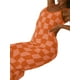 thumbnail image 5 of VISgogo Vestido sin mangas para mujer, estampado de tablero de ajedrez, sin mangas, correa de espagueti, corte bajo, sin espalda, de una pieza para verano, S/M/L VISgogo  moda, 5 of 7