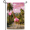 D, variant on XaaKee, Garden Flags, Retro Sunset Drive Pop Art Print, Double-sided High-quality White Linen, Yard Flags For Outside Clearance, 12x18Inch