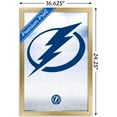 thumbnail image 3 of NHL Tampa Bay Lightning - Logo 17 Wall Poster, 14.725" x 22.375", Framed, 3 of 3