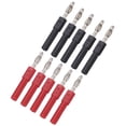 thumbnail image 1 of Adaptateur de Fiche Banane, Forte Connectivité Stable Connecteur Banane à Conductivité 5Set pour Instrument Électronique, 1 of 8