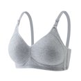 thumbnail image 4 of Ohufall Womens Sports Bra Seamless Shockproof Wireless Bralette Comfortable Push Up Removable Straps Daily Bras, 4 of 6