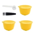 thumbnail image 3 of Coffee Machine Capsule Kit Reusable Coffee Filter Cup Accessories Fit for DOLCE GUSTO(Yellow 3 Capsules1 Spoon 1 Brush), 3 of 7
