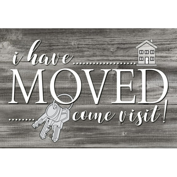 Moving Announcement Postcards  46 inches, 40 Postcards  B17073